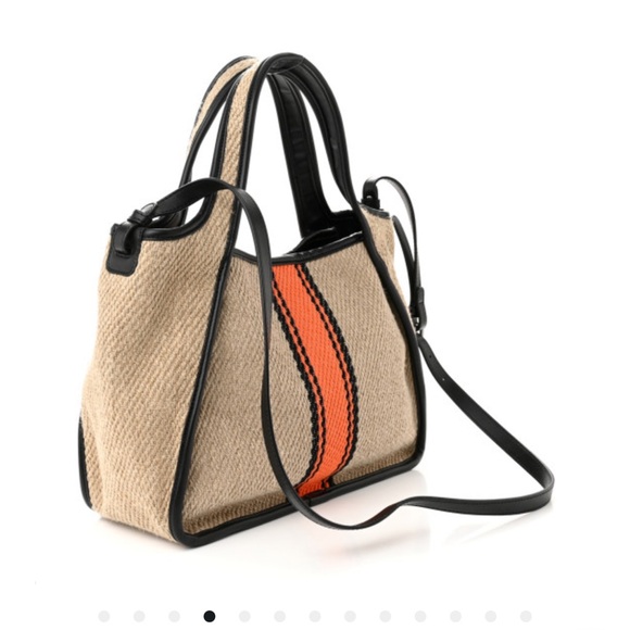 🧡 GORGEOUS Linen crossbody Stella Mccartney crossbody bag🖤 - Picture 2 of 6